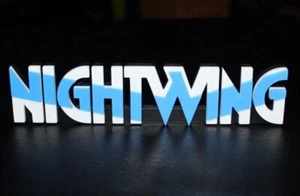Nightwing 3D printed Logo Sign Wall Desk Shelf Art - Picture 1 of 12