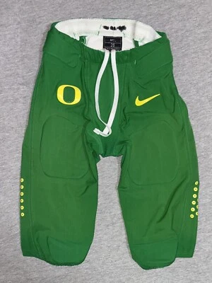 RARE 2021 Oregon Ducks Team Issued GAME WORN Nike Sz 26 Football Pants With Pads - Image 1 of 4