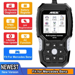 ANCEL BZ700 For Mercedes Benz OBD2 Scanner All System Diagnostic Car Code Reader - Picture 1 of 13