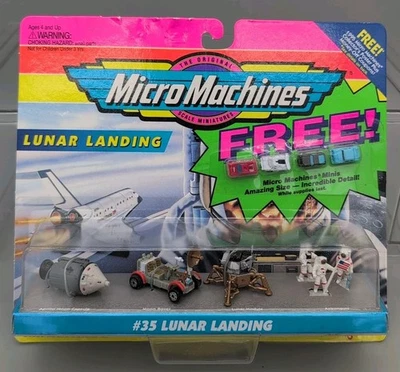 Micro Machines #35 Lunar Landing w/ Minis 64630 Galoob Vintage 1994 New NOS - Image 1 of 4