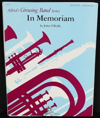 In Memoriam Sheet Music Score Book by John O'Reilly Alfred's Growing Band - Image 1 of 4
