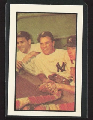 1983 Coleccionistas 1953 Bowman Color Reimpresión #44 Yogi Berra/Bauer/Mickey Mantle Foto 1 de 2