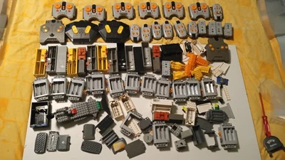 LEGO® Technic KG Konvolut 9V 12V 4,5 Batteriebox Motor Zug Fernbedienung Schrott - Bild 1 von 4