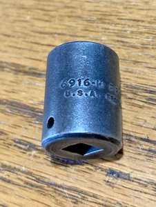 Proto 6916H 1/2” Impact 1/4”dr. Shallow 6pt. Socket - Picture 1 of 5
