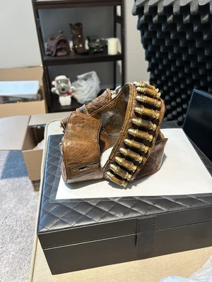 old West Six Shooter & Holster Wine Bottle Holder Rack A Gift for wine lovers - Image 1 of 3