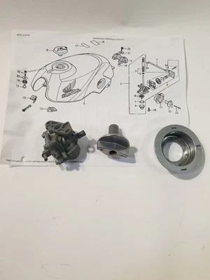 Válvula de combustible Honda Interceptor 500 VF500F petcock se adapta a 1986 solo fuera de stock buenas piezas Foto 1 de 4