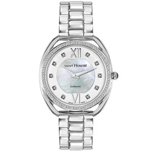 Saint Honoré Ladies Analogue Quartz Watch + Stainless Steel Strap 7211231YADN - Picture 1 of 4