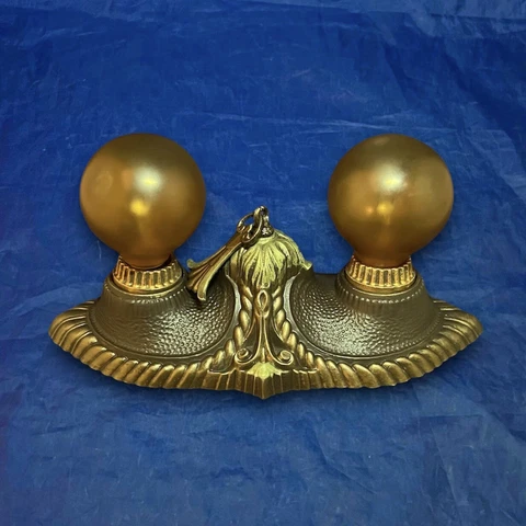 Rare Single Flush Two Socket light Fixture beautiful Finish 13J Cover