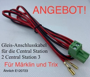 Märklin Gleisanschlusskabel mit Stecker E611719 E120723 für C.S. 2 3 booster - Bild 1 von 4