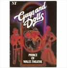 Guys And Dolls (Prince Of Wales Theatre) 1986 programme Lulu, Norman Rossington