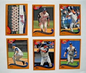 Juego de equipos Topps Los Angeles Anaheim Angels Serie Mundial 2002 (19 cartas) - Imagen 1 de 2
