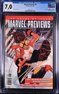 MARVEL PREVIEWS #8 2004 CGC 7.0 ARANA 1ST APPEARANCE / AMAZING FANTASY - Picture 1 of 2