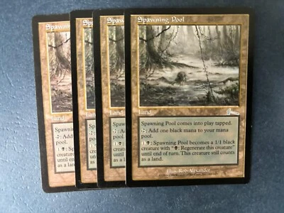 MTG 4X URZA'S LEGACY SPAWNING POOL NM MAGIC THE GATHERING UNCOMMON LAND CARD - Image 1 of 4