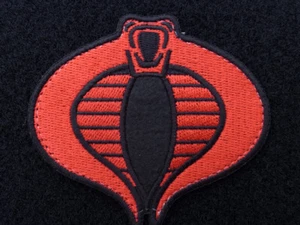 Aro y bucle parche logotipo Cobra G.I.JOE - Imagen 1 de 9