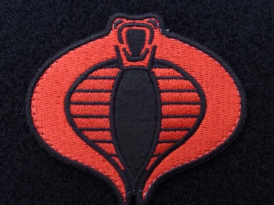 Cobra logo G.I.JOE Patch Hoop&Loop - Image 1 of 4