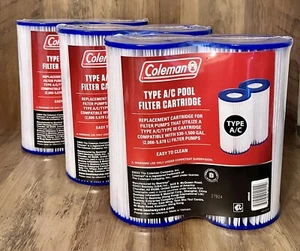 (6) Coleman Type A/C Pool Filter Cartridges - Picture 1 of 2