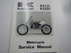 1992 KAWASAKI KX125 KX250 OWNERS SERVICE MANUAL 92 KX 125 250 99924-1153-02
