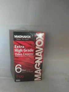 SEALED   Blank Magnavox MHG120 T-120 Extra High Grade VHS Tape..New - Picture 1 of 1
