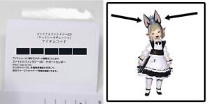 Final Fantasy XIV Cait Sith Ears Item Code Card FF 14 Online Minion Mount