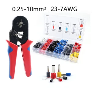 Professional Wire Terminal Crimper | 23-7AWG Range | Nylon Handle Pliers - Picture 1 of 35