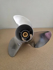 Used 13 3/4 x 17 Stainless Outboard Propeller For Yamaha 150-250HP 15Spline RH - Bild 1 von 5