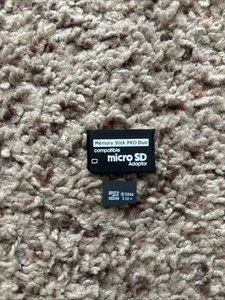 Adaptateur Memory Stick Pro Duo et Micro Sd 32 Go pour PSP et certains appareils photo pris en charge - Photo 1 sur 2