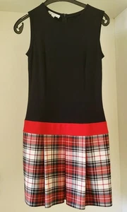 Piú & Piú Kleid, Wolle, Rockteil im Schottenkaro, College Look, Gr. 38 (dt.) - Bild 1 von 13