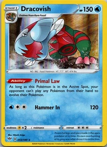 Holograma Dracovish raro SWSH03 SWSH03: Darkness Ablaze 053/189 casi nuevo - Imagen 1 de 2