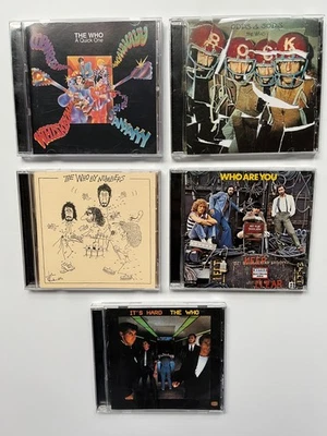 Lot 5 The Who CD Who Are You By Numbers It's Hard A Quick One Odds & Sods Foto 1 de 4