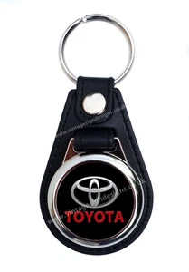 TOYOTA FAUX LEATHER KEY RING / KEY FOB. CLASSIC TRUCKS AND CARS - Picture 1 of 1