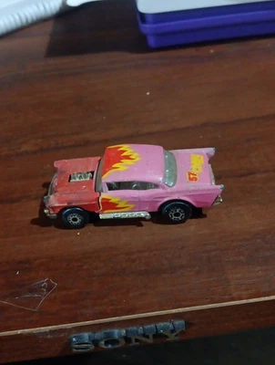 MATCHBOX 4 57 CHEVY CHEVROLET TRI-FIVE HOT ROD DRAGSTER 1957 SUPERFAST  As Is! - Image 1 of 4