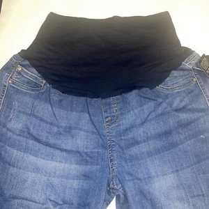 Celebrity Pink Maternity Stretchy Blue Jeans Size XL - Picture 1 of 9