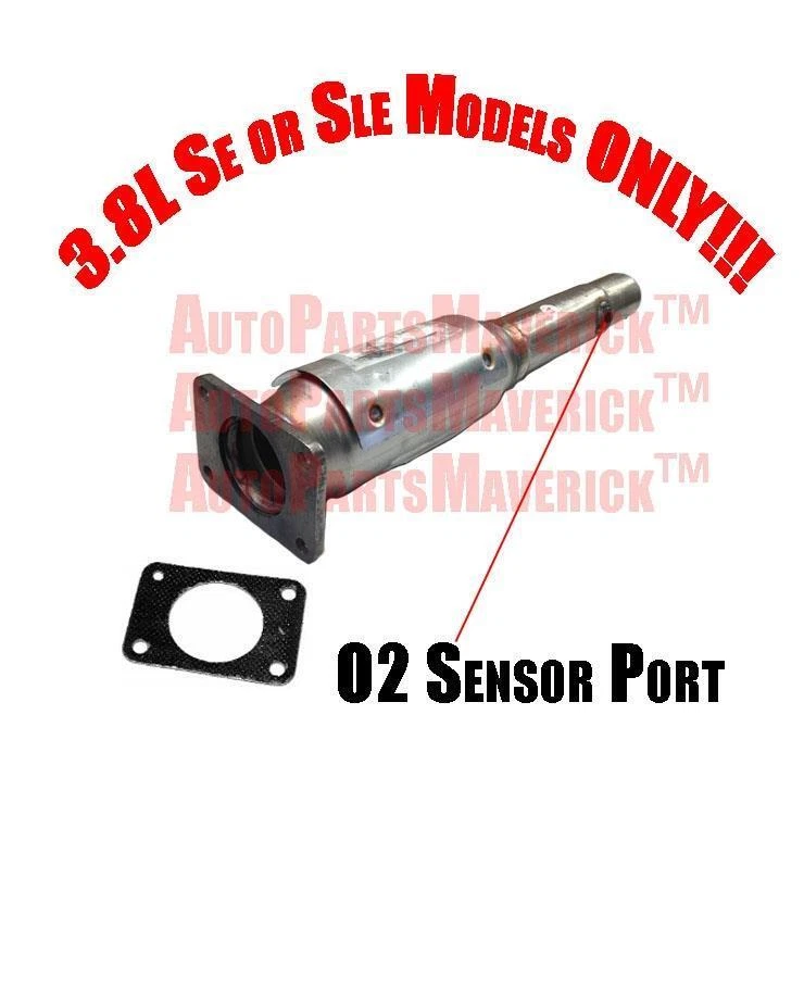 Convertidor catalítico Park Avenue 97-04 Riviera 97-99 Bonneville 97-05 3,8 L Foto 1 de 4