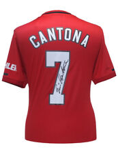 2019-20 Manchester United Home Shirt Signed By Eric Cantona 100% Authentic + COA