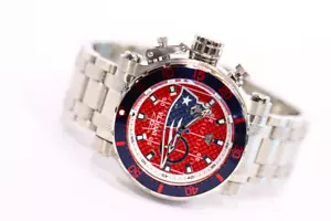 INVICTA NFL Men 52mm Stainless Steel Silver Blue+Red dial VD54 Quartz - Picture 1 of 7
