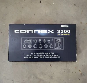 Connex CX3300HP CB Radio (works On 11 Meter) Variable power, W/mic & power cord - Picture 1 of 12