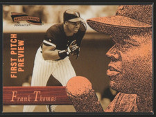 Frank Thomas 1996 Pinnacle Aficionado First Pitch Preview #59  Chicago White Sox