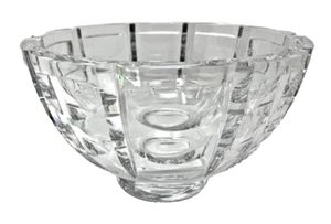 Large Vintage Orrefors Thousand Windows Art Glass Crystal Centerpiece Bowl - Picture 1 of 6