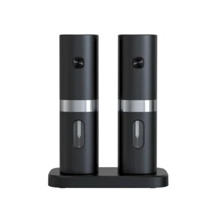 2 Pack Automatic Salt and Pepper Grinder Set USB Rechargeable Gravity Electric - Picture 1 of 11