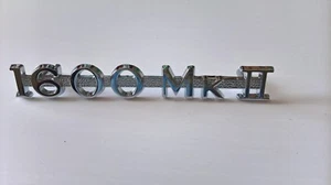 MOTIF BADGE AHH6083 MGA 1600 mk2 mk 2chrome mg emblem mkII mk II mark - Picture 1 of 3