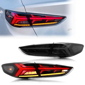 LED Tail Lights for Hyundai Sonata 2018 2019 Sequential Rear Lamps Pair Assembly - Picture 1 of 5