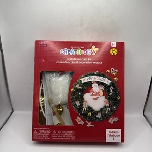 Kit de manualidades de decoración de Navidad de creatología oropel iluminado corona de Navidad Santa NUEVO - Imagen 1 de 3