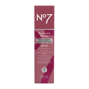 No7 Restore and Renew Face, Neck & Decollete Multi Action Serum | 75ml - Picture 1 of 2