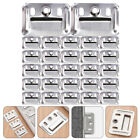  100 Pcs Wall Buckle Stainless Steel Furniture Couch Clips for Sectionals