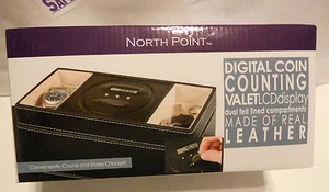 ¡Pantalla LCD VALET de conteo digital North Point! ¡Cuero real! ¡NUEVO! - Imagen 1 de 4