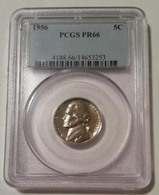 1956 Jefferson Nickel Proof PR66 PCGS - Image 1 of 2