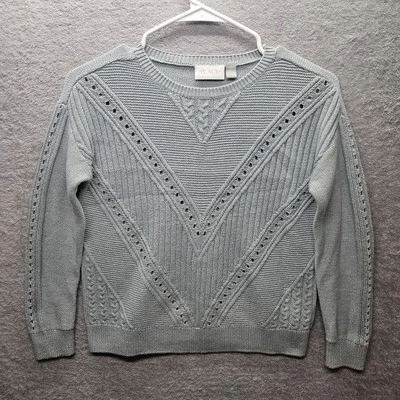 Suéter Cosido Chevron Tejido The Children's Place Niñas Talla M 7/8 - Gris Foto 1 de 4