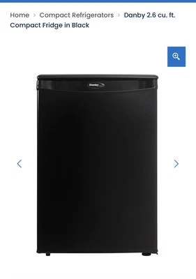 Danby Dar026A1bdd 2.6 cu.ft. Designer Compact Refrigerator - Image 1 of 4