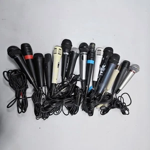Lot of 15 Microphones - Mixed Models & Colors, Used, No Packaging - Zdjęcie 1 z 10