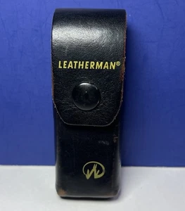 De colección Leatherman Herramienta Cuero Estuche a Presión Cinturón Cintura Cadera SOLO FUNDA/ESTUCHE Negro - Imagen 1 de 10